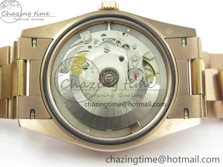 0111 Sophisticated Day-Date 36 RG 128239 Bp Maker Best Edition Silver Dial on RG President Bracelet 3132